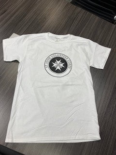 White SJVC Logo T-shirt