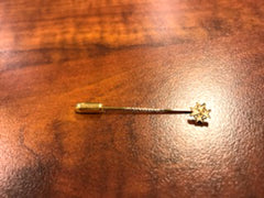 Vintage Gold and Enamel Stick Pin