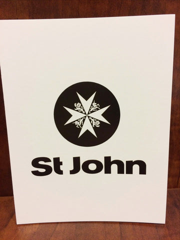 St John International Note Cards (Set of 10)