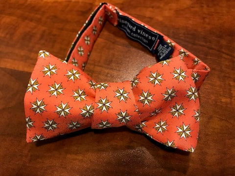 Vineyard Vines: Men's Bow Tie (Salmon) with Order of St John Insignia